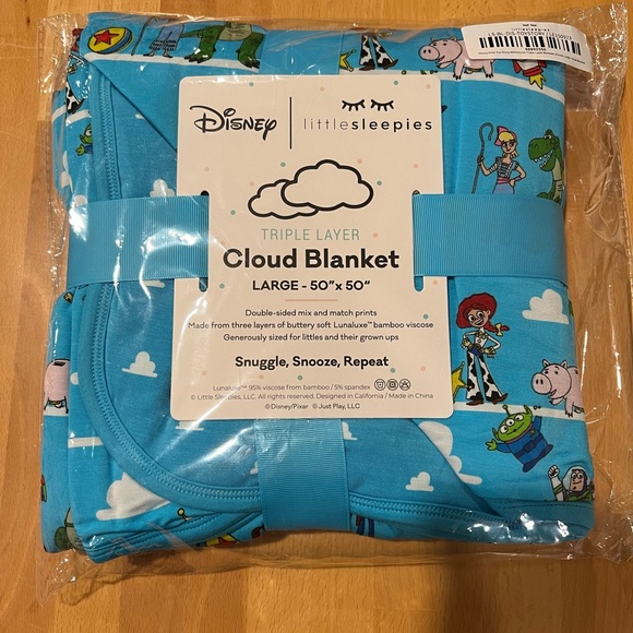 Little Sleepies Other - New NIB Little Sleepies Toy Story Bamboo Cloud Blanket
